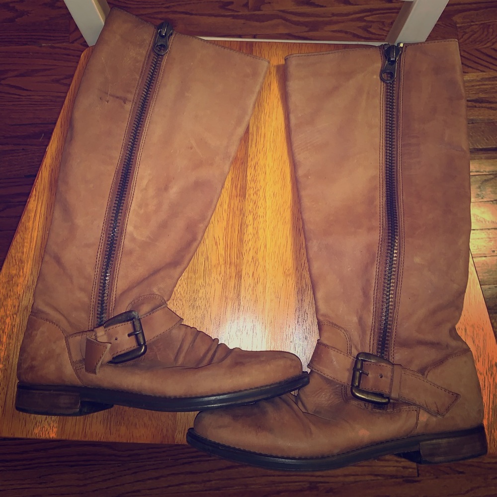 Steve Madden Knee High Leather Boots